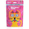 NATURAL CODE SNACK ADULT CON POLLO RIPIENO LATTE E MIRTILLI. 60GR