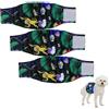 Hixingo Pannolini Cane Maschio, 3 Pezzi Altamente Assorbenti Pannolini per Cani Maschi, Mutande Riutilizzabili per Cani in Calore, Pannolini a Fascia per Cani Maschi (S,Scimmia)