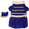 ChengyuWei Costume da Re Cane, Costume da Principe Cane, Costume da Cane Principe, Costume da Re Animale Domestico, Simpatico Costume Cosplay per Cane di Halloween Moda Costume (S)