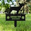 AGEUIRPOD Targa Commemorativa Personalizzata in Metallo per Animali Domestici con Testo/ Nome/Data, Commemorativo per Cani Defunti, Lapide Personalizzata per Cane Gatto, Giardino DecorazioneTombale Animali