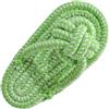 Generic Pantofole da masticare resistenti per cani di piccola e media taglia in corda per dentizione, per la cura, interattive, per addestramento e gioco per cuccioli e cani da dentizione yzG926 (verde, 14,5