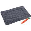 FANSU Cuscino per Cani Gatti Inverno Cuscino Cani, Lavabile Materassino Cane, Cucce per Cani da Interno Caldo Soffice e Morbida Cuccie per Gatti Letto Cane (70x50CM,Grigio Scuro)