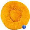 DOTBUY-SHOP Rotondo Cuccia Cane Interno, Peluche Cuccia Gatto e Cane Ciambella Cuscino per Cani, Lavabile e Morbido Cuscino per Animale Domestico, per Gattino Cucciolo (40CM,Zenzero)