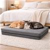 Comfy Line, Cuccia Cane Taglia piccola - Materasso per Cani e Gatti, con tessuto anallergico Sfoderabile traspirante Lavabile, Lettino Imbottito Made in Italy 100% - CUCCIA 45x60