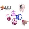 L&J Pets Uk - Museruola per cani Shih Tzu, carlino e altri cani a muso corto (M1, nero)