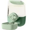 BBTISG Abbeveratoio Automatico per Gatti da Appendere con Ricarica Automatica per Cani Gabbia per Conigli Set di per Cani di Piccola Taglia (Verde, Distributore D'acqua a Gravità)