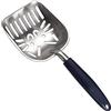 Ruluti Lettiera Scoop, Solid in Lega di Alluminio Litter Scoop, Litter Scooper con Flessibile Manico Lungo, lettiere per Gatti Scooper con Deep Pala, Cat Scooper Adatto a Tutti i Kitty Litter Box