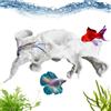Zetqhuu Tunnel per Acquario | Caverna per Gamberetti con Ornamenti per Acquario Sotterraneo,Accessorio per Vasca di Riproduzione e Paesaggio Riposo Gioco,Paesaggio Acqua Salata E