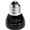 Jiamins - Lampada riscaldante in ceramica, a infrarossi, 200-220 V, base E27, 25/50/75/100 W, lampada a infrarossi riscaldante per rettili e anfibi (25 W)