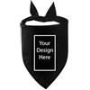 MDEIMAT Bandana per cani personalizzata sciarpa triangolare personalizzabile con (nero)