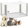 Iris Ohyama, Box, Cassa per cani, Coniglio, Porta scorrevole, L113 x P78,8 x H60 cm, CLS-1130, Grigio