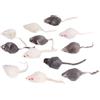 Tiiyee Topi Giocattoli per Gatti, Giochi Gatto, Topo Falso Giochi Sonagli Peloso Piccolo Topolini Sonaglio Interattivi Gatto Giocattolo Topini in Peluche Carino Kitten Gioco Mouse Interattivo Adatto Gattino