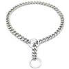 ZESLIV collana acciaio per cani, collana per cani Resistente Catena Serpente Collari per Cane Grandi Media per Allenamento Collare Strozzo 60cm
