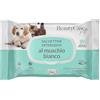 Beauty Case Pet Salviette Detergenti Cani e Gatti XL 20x30cm - 40x Salviette Umidificate Cane - Testate, Extra morbide, Antiodore - Profumazione Muschio Bianco