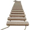 Generisch Ponte per gatti da parete, struttura per arrampicata su roccia, scala per gatti, giocattoli, albero per gatti all'aperto, corda in sisal, per arrampicata, mobili per animali domestici (A, 50 cm, 1)