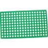 GALPADA Piastra Fondo per Gabbia Conigli Fori Circolari, Plastica Nera | Diametro Foro 1, 6cm, Accessorio per Coniglio e Recinto, Facile Pulizia, Drenaggio, Sicurezza Igienica