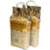 Paglianatura Kit 2 Sacchi Fieno Naturale 1300 g con Carota - Alimento per Conigli, Cavie e Roditori - Ricco di Fibre e Vitamina A