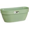 Elho Vibia Campana Wall Basket 35 - Fioriera per Balcone esterno - Ø 35.0 x H 14.8 cm - Verde/Pistache Green