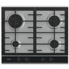 Haier HAHG6BR4XH - Piano cottura a gas, 5 fuochi, 60x60 cm, Inox