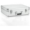 Generico Cassetta for password in lega di alluminio, scatola for documenti in valigia, cassetta for strumenti sicuri, cassetta for attrezzi hardware(Silver)