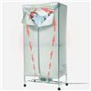 BricoLoco.com Bricoloco Asciugatrice Elettrica Portatile 1200 W e fino a 70 gradi, 2 altezze e fino a 15 kg di bucato - Antibatterico-Soluzione ideale per asciugare i vestiti in inverno
