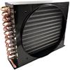Generico Condensatore for frigorifero congelatore con ventola Tubo in rame Evaporatore for radiatore quadrato aletta in alluminio raffreddato ad aria 1PC(3 4HP thin 5.4)