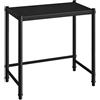 Valdoza Scaffale per Incolonnamento Lavatrice e Asciugatrice, Scaffale sopra la Lavatrice, Supporto Lavatrice Asciugatrice, Acciaio Carbonio, Facile da Installare, Alta Capacità di Carico(60x30x90cm/23x12x35i
