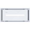 GLOBALO Cappa aspirante, cappa da incasso per cucina, ventilatore piatto, con illuminazione, larghezza di installazione 60 cm, vetro temperato, PINELIO 60.1 White, Bianco [A+]