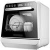 ksamwjf Lavastoviglie completamente automatica Lavastoviglie da tavolo compatta con 3 coperti, 7 programmi, comandi touch, display a LED, partenza ritardata e funzione di lavaggio non di punta