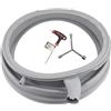 TYJNVXNX Guarnizione di ricambio for porta del cestello della lavatrice a carica frontale compatibile con Siemens Bosch for i modelli della serie IQ300 IQ500.(23)