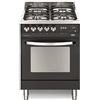 Lofra PNM66MFT/C Cucina a Gas, Nero Opaco