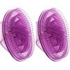 Xijobido 2 Pièces - Massaggiatore per la pancia, in silicone, manuale, massaggiatore per il corpo in silicone, massaggiatore professionale per piedi, gambe, mani, collo, muscoli