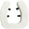 F Fityle Cuscino per sedile WC rialzato, universale, accessorio per sedile WC, morbido, leggero, spesso, copriwater per uso domestico, Bianco