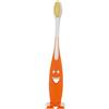 Generico Spazzolino da Denti Per Bambini Viaggio Casa Bimbi Manuale con Ventosa x Igiene (ARANCIO)