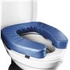 Dayysiuy Rialzo Per Sedile WC Morbido Sedia Rialzata Per WC - 5 Cm Seduta Più Alta - Antiscivolo Cuscino Imbottito Confortevole, Per Anziani, Disabili E Incinte, Uso Domestico Nel Bagno