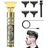 DISCORAMA TAGLIACAPELLI UOMO PROFESSIONALE, TAGLIA CAPELLI RICARICA USB, RASOIO ELETTRICO PER UOMO PETTINI DIVERSE LUNGHEZZE, MACCHINETTA PER CAPELLI BARBA - DISCORAMA® (Drago)
