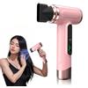 Bewinner Pro Asciugacapelli da Viaggio Ricaricabile - 3 Velocità e 3 Temperature Asciugacapelli Cordless, 15000mAh Asciugacapelli Portatile con Schermo Digitale per Donne in Campeggio,