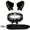CSCLI 3 sexy carino gioco di ruolo peluche animale orecchie copricapo e coda animale, accessori costume, gioco di ruolo di Halloween Party