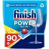 Finish Powerball All-in-one Max Pastiglie Lavastoviglie - Super Charged Lemon (90 pezzi)