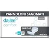 Dailee Comfort Maxi Plus - 120x Pannoloni Sagomati per Anziani - Pannolone Rettangolare, Assorbente Incontinenza 9 Gocce - Comodi, Protettivi e Delicati