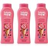 Generico 3 Pezzi Gel da bagno Tulipan negro Yogurt ai Frutti Rossi Intensamente Profumato 650 ML