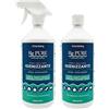 >itSanitizing Hg PURE, Spray Igienizzante Multiuso, Acido Ipocloroso, Rimuove Virus e Batteri, Per Mani, Alimenti, Superfici, Naturale, Ipoallergenico, Eco-friendly, No alcool, 2 X 1000 ml