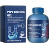 GNAUMORE Detergente per Scarico Lavandino,Polvere Detergente Per Tubi,Schiuma per Drenaggio,Polvere per la Pulizia dei Tubi,Detergente Schiumogeno Per Scarichi Per Lavandini,Efficaci Apriscarico 100G