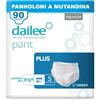 Dailee Pants Plus S - 90x Pannoloni per Adulti a Mutandina - 6 Confezioni da 15 Pannoloni per Anziani Small - Pants Incontinenza Donna e Uomo - Mutande Assorbenti