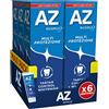 Az Ricerca Dentifricio AZ Multi Protezione Tartaro Control, con Azione Sbiancante, Previene il Tataro, Extra Freschezza, Rimuove le macchie superficiali, Maxi Formato da 6 Confezioni X 75ml