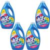 Generico Ace Detersivo Liquido Igienizzante, Confezione da 4 Flaconi da 1350ml, Totale 108 Lavaggi, Formula Potente per la Rimozione delle Macchie, Profumo Fresco (Colorati)