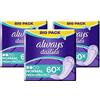 Always Dailies Fresh & Protect - Salvaslip normali, 60 per confezione (confezione da 3)
