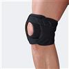 TIELLE CAMP 28055 ActiveX Ginocchiera avvolgente corta con pressore rotuleo mediale/laterale (M circ centro ginocchio 36-42 cm)