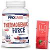 Prolabs Thermogenic Force 120 capsule + H20 Prozis in regalo - Potente Formula bruciagrassi naturale