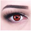 MeralenS Funnylens 1 Coppia Color Rosso Nero aederchen Crazy Metatron vampiro Zombie anni lenti a contatto. perfetto per Halloween, Carnevale, o carnevale con gratis lenti a contatto senza Forza.